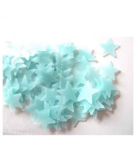 100 Pcs Glow In The Dark Stars Wall Stickers