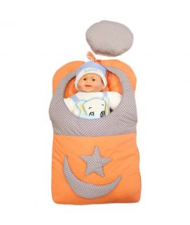 Baby Carry Nest Moon Star Style Orange