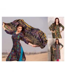 3 Pc Batik Lawn Printed Un-Stitched Suit